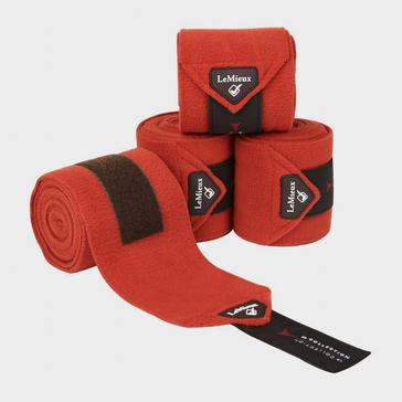 Orange LeMieux Classic Polo Bandages Sienna