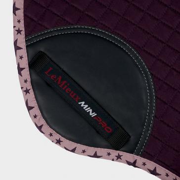  LeMieux Mini Suede GP/Jump Square Saddle Pad Fig