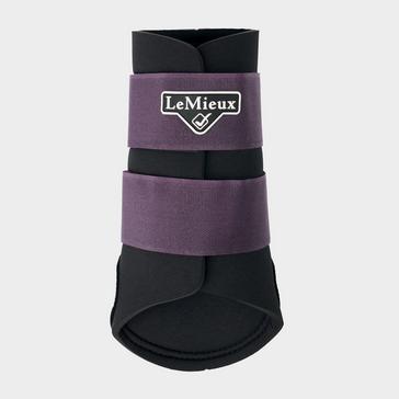 Purple LeMieux Grafter Brushing Boots Fig