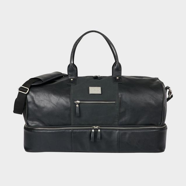 Black LeMieux PU Leather Duffle Bag Black image 1