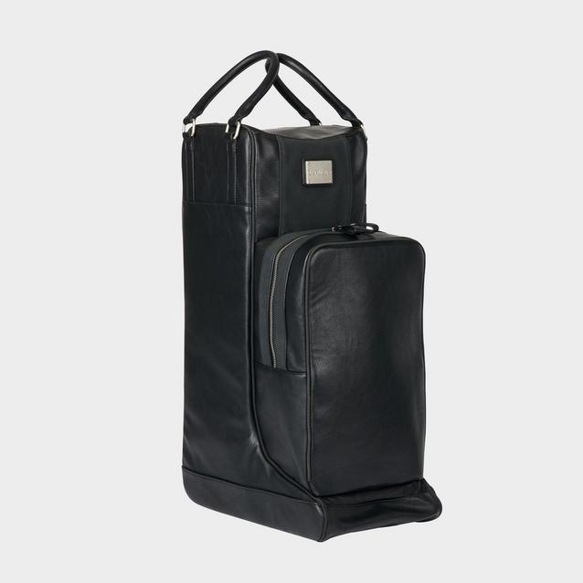 Black LeMieux PU Leather Boot Bag Black image 1
