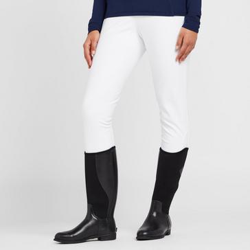 White LeMieux Womens Drytex Full Seat Breeches White