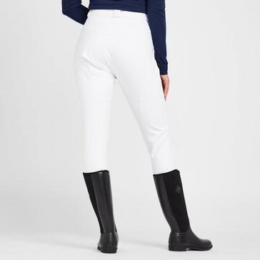 White LeMieux Womens Drytex Full Seat Breeches White