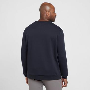 Blue LeMieux Mens Elite Round Neck Sweater Navy