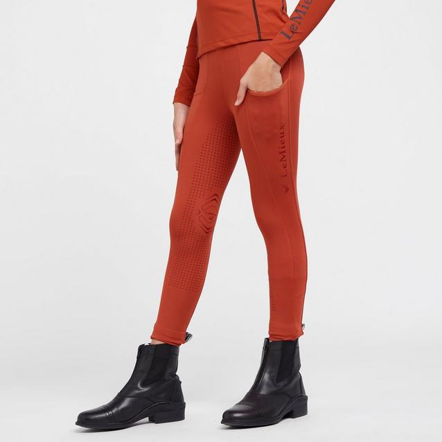  LeMieux Young Rider Pull On Breeches Sienna image 1