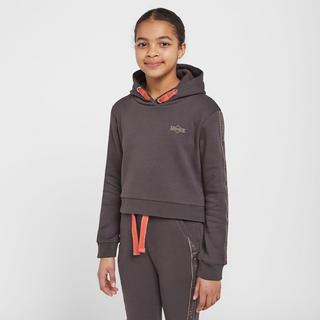 Kids Young Rider Cropped Hoodie Liquorice