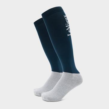 Blue LeMieux Competition Socks 2 Pack Navy
