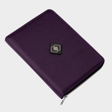 Purple LeMieux Passport Holder Fig
