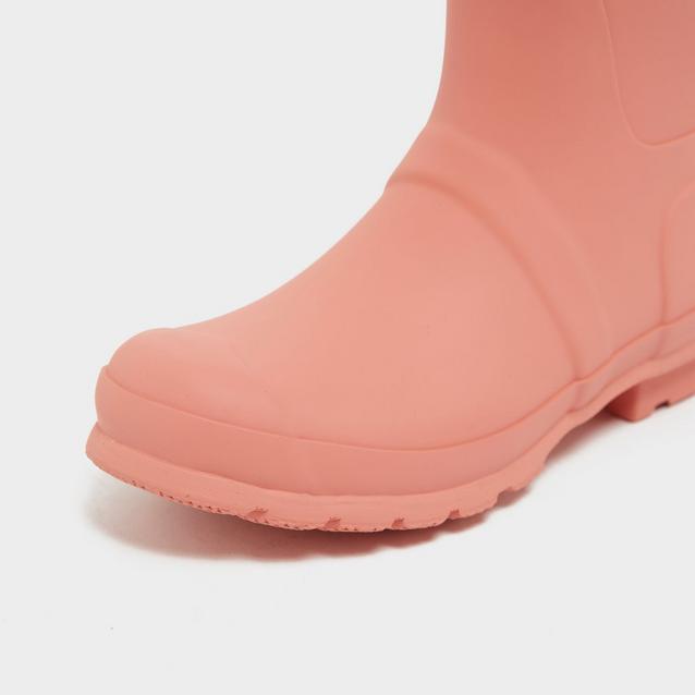 Hunter Ladies Original Short Wellies Pink GO Outdoors