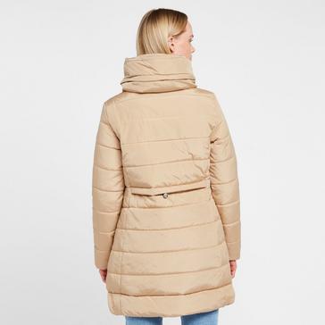 Beige/Cream Regatta Womens Pamelina Hooded Parka Jacket Cream