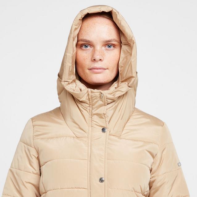 Womens cream best sale parka coat