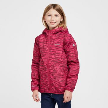 Pink Regatta Kids Volcanics VI Jacket Pink Camo