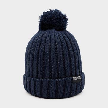 Blue Regatta Kids Luminosity III Reflective Bobble Hat Navy