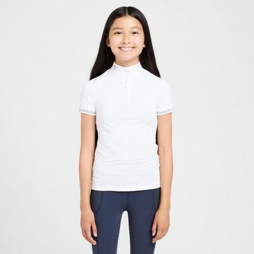 White Aubrion Kids Chester Show Shirt White