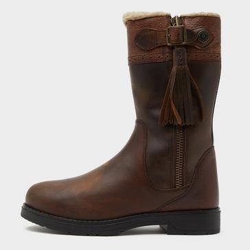 Brown Moretta Kids Amelda Boots Brown