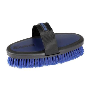 Blue EZI-GROOM Body Brush Small Navy