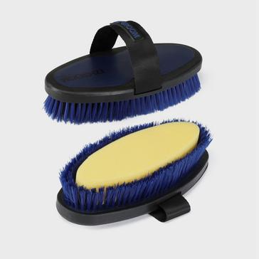 Blue EZI-GROOM Body Wash Brush Navy