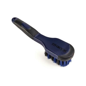 Blue EZI-GROOM Grip Bucket Brush Blue