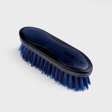 Blue EZI-GROOM Grip Dandy Brush Blue