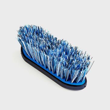 Blue EZI-GROOM Grip Dandy Brush Blue/White