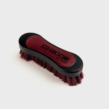 Red EZI-GROOM Face Brush Burgundy