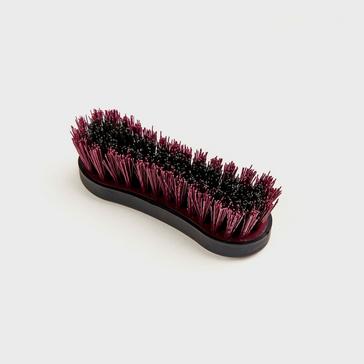 Red EZI-GROOM Hoof Brush Burgundy