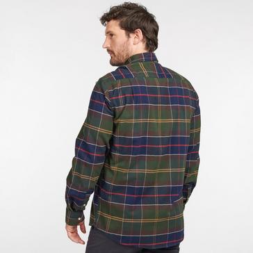 Green Barbour Mens Hogside Regular Tartan Shirt Classic Tartan