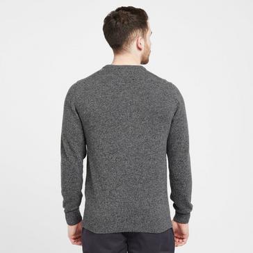 Grey Barbour Mens Essential Tisbury Crew Sweatshirt Grey