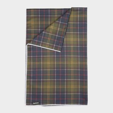 Multi Barbour Tartan Quick Drying Dog Towel Classic Tartan.