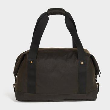 Green Barbour Essential Wax Holdall Olive