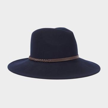 Blue Barbour Womens Tack Fedora Navy