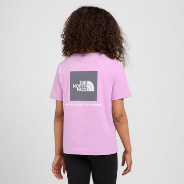 Pink The North Face Kids’ Redbox Short Sleeve T-Shirt