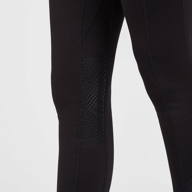 Royal Scot Womens Harper Knee Patch Winter Riding Tights Black | Naylors