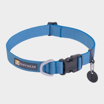 Blue Ruffwear Hi & Light Lightweight Dog Collar Blue Dusk