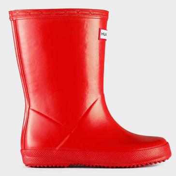 Hunter Kids First Classic Wellington Boots Red