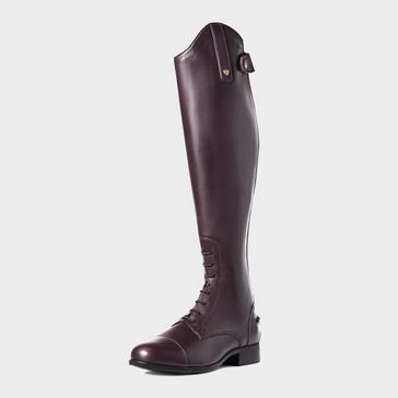 Womens Heritage Contour II Field Zip Riding Boots Sienna