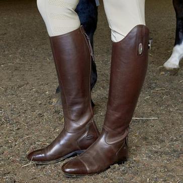Brown Brogini Womens Ostuni V2 Riding Boots Brown
