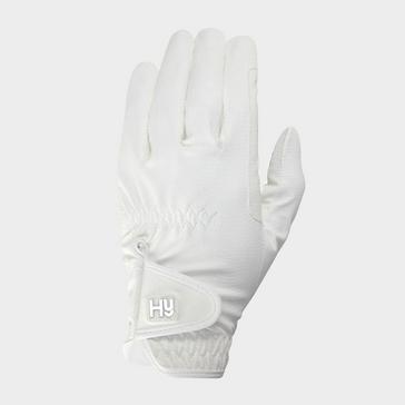 Hy Adults Cottenham Elite Riding Gloves White