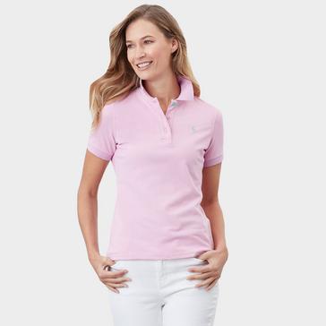  Joules Women's Pippa Polo Shirt Light Pink