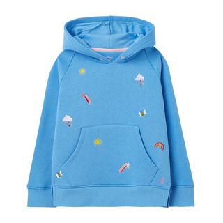 Kids Lucas Raglan Sleeve Hooded Sweatshirt Blue Weather