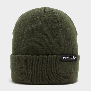 Green Westlake Khaki Fine Knit Beanie