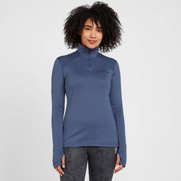 Blue|Brown adidas Terrex Women’s Multi Half-Zip Top