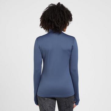 Blue|Brown adidas Terrex Women’s Multi Half-Zip Top
