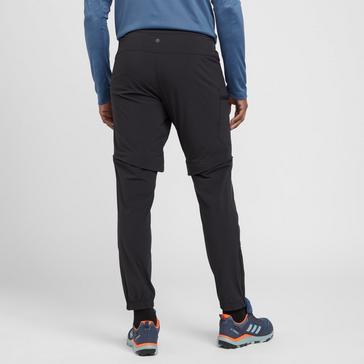 Black adidas Terrex Men's Utilitas Hiking Zip-Off Pants