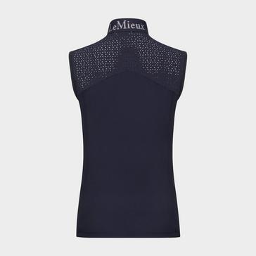  LeMieux Womens Sleeveless Lazercut Base Layer Navy