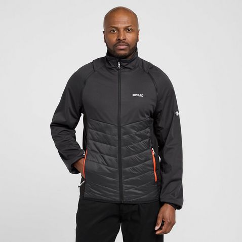 Hybrid Tech Knit Jacket Black - Calibre Menswear