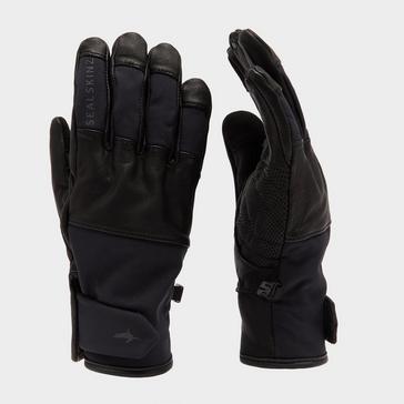 Black Sealskinz Waterproof Cold Weather Gloves With Fusion Control Black