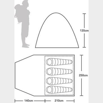 Navy Eurohike Gaia IV XLP Eco Tent