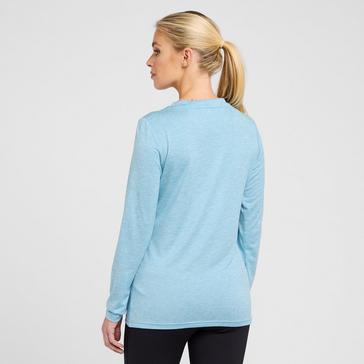 Blue Peter Storm Womens Active Long Sleeve T-Shirt Blue