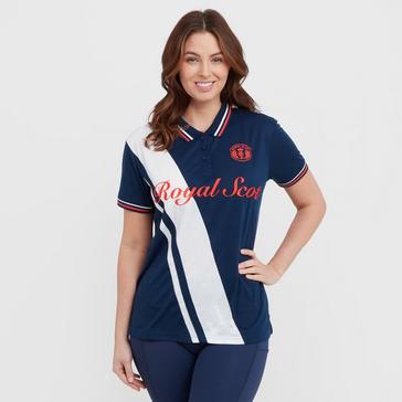 Blue Royal Scot Womens Evelyn Lightweight Polo Navy